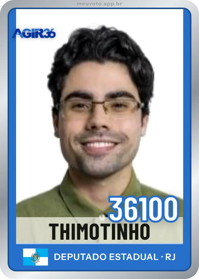 Carta de Thimotinho, número 36100, Agir
