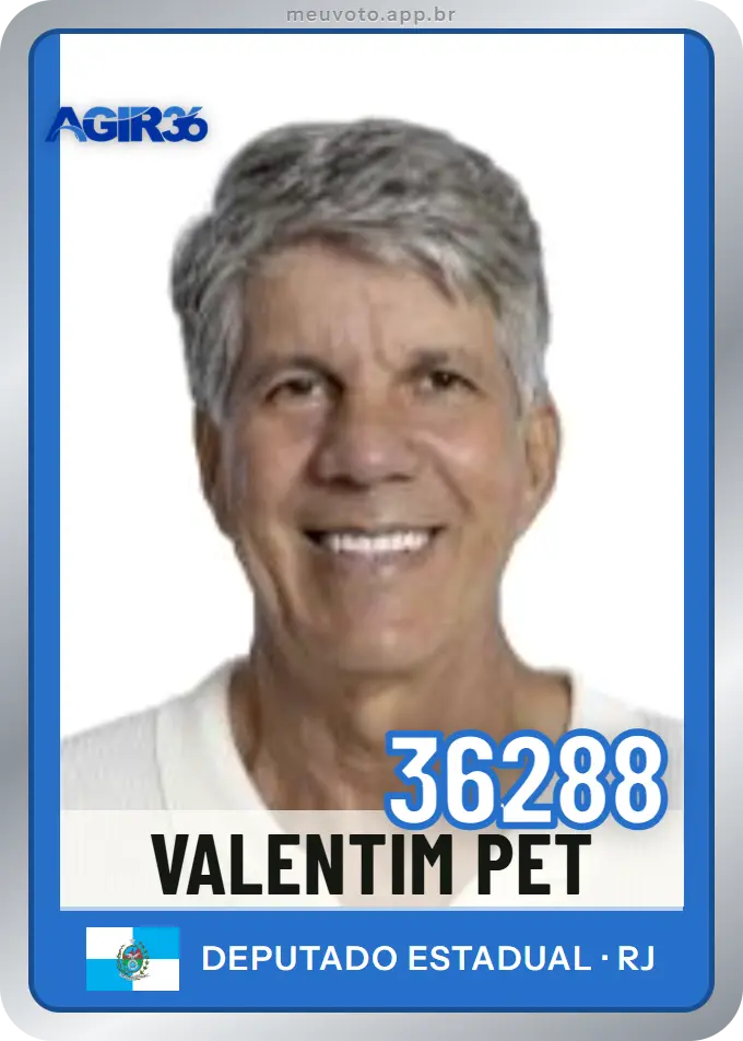 Carta de Valentim Pet, número 36288, Agir