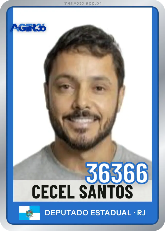Carta de Cecel Santos, número 36366, Agir