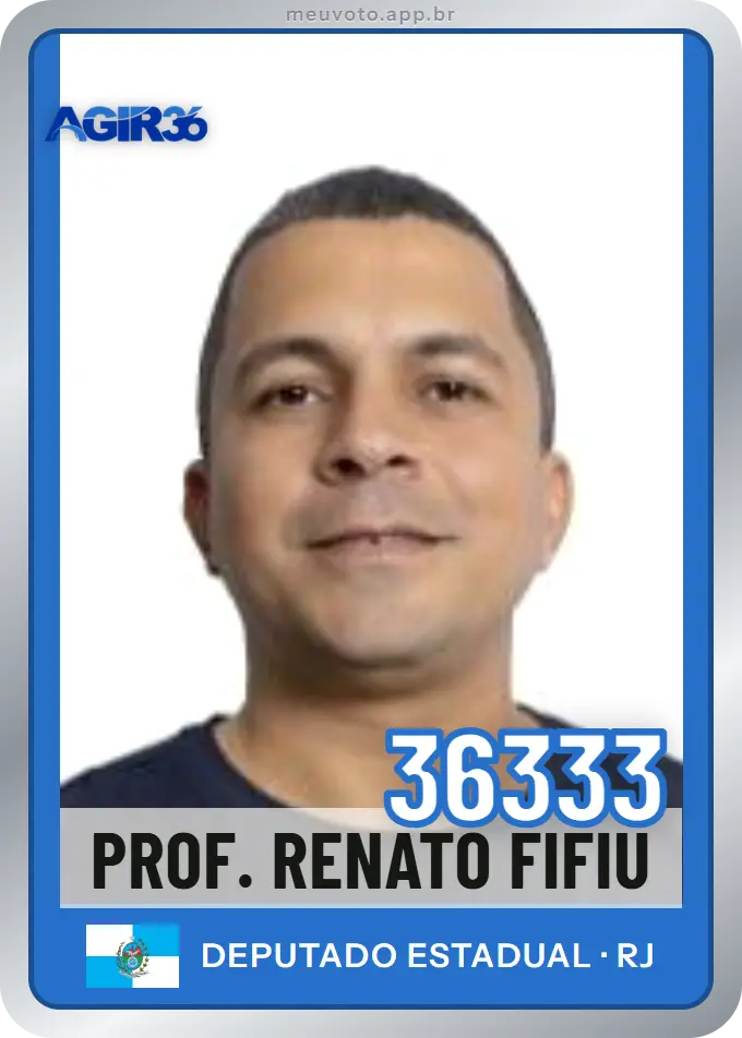 Carta de Prof. Renato Fifiu, número 36333, Agir