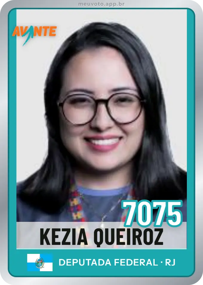 Carta de Kezia Queiroz, número 7075, Avante