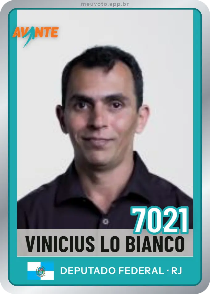 Carta de Vinicius Lo Bianco, número 7021, Avante