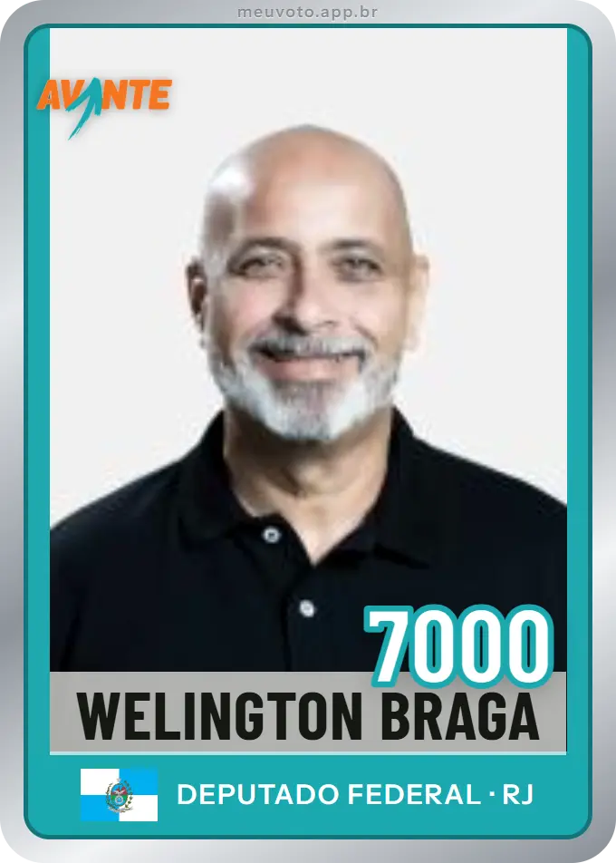 Carta de Welington Braga, número 7000, Avante