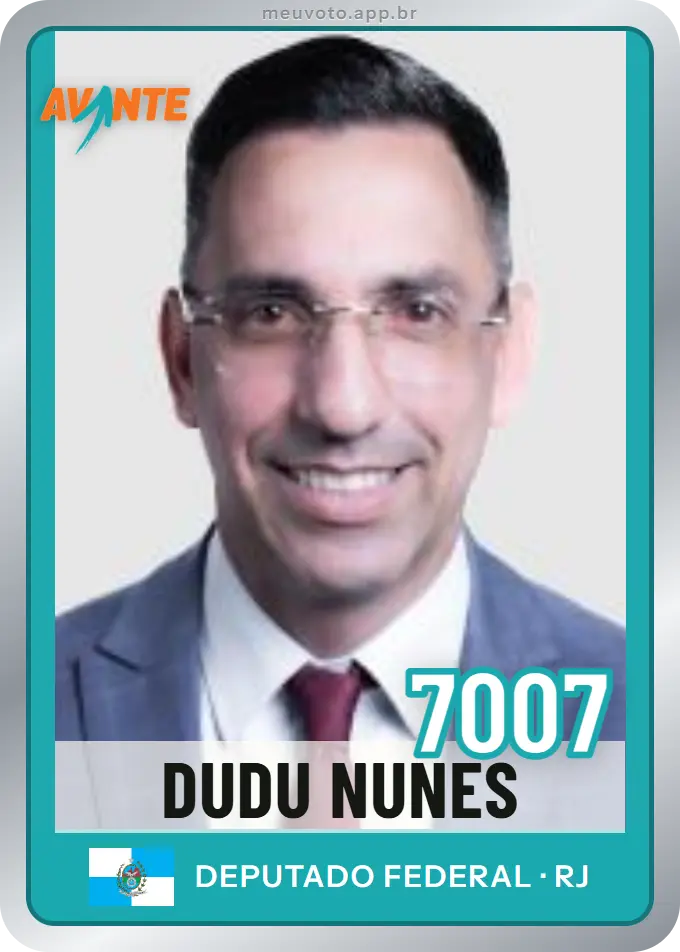 Carta de Dudu Nunes, número 7007, Avante