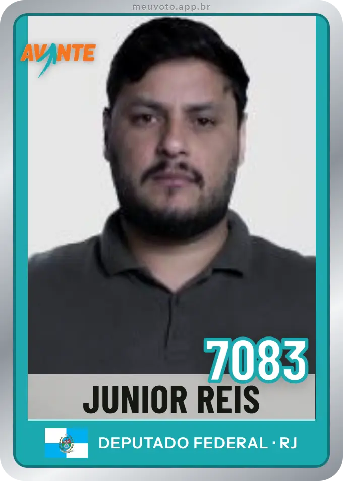 Carta de Junior Reis, número 7083, Avante