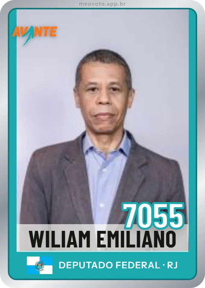 Carta de Wiliam Emiliano, número 7055, Avante