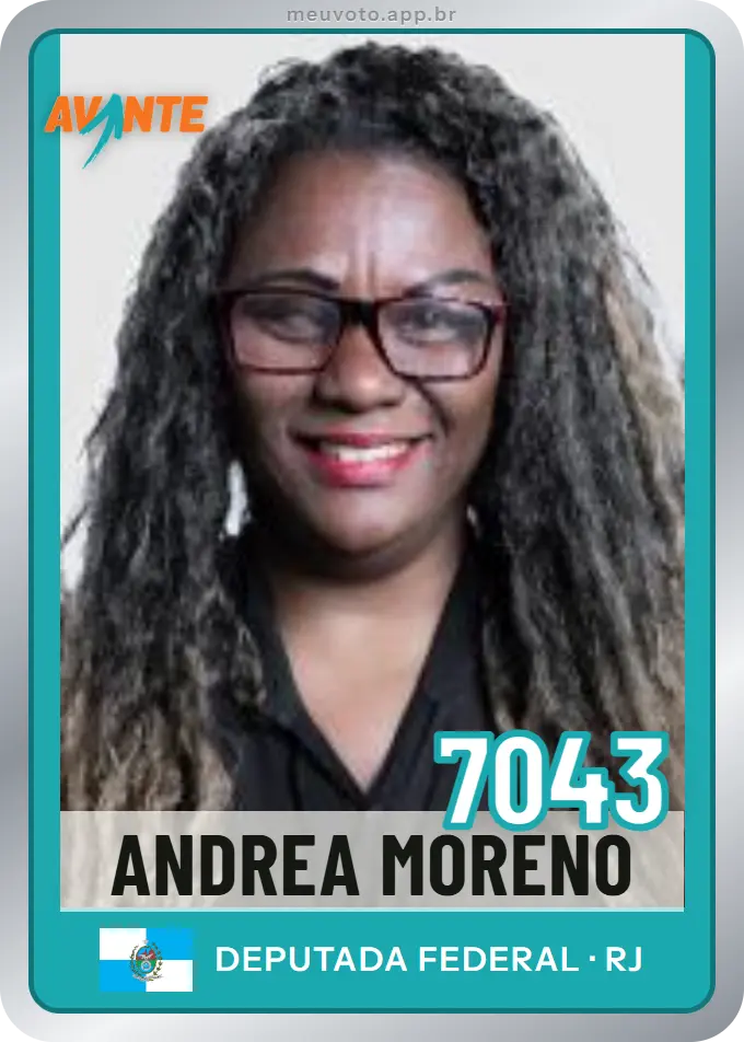 Carta de Andrea Moreno, número 7043, Avante