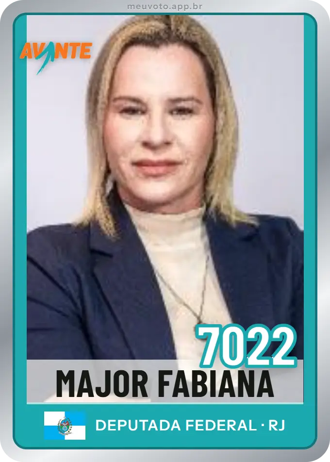 Carta de Major Fabiana, número 7022, Avante