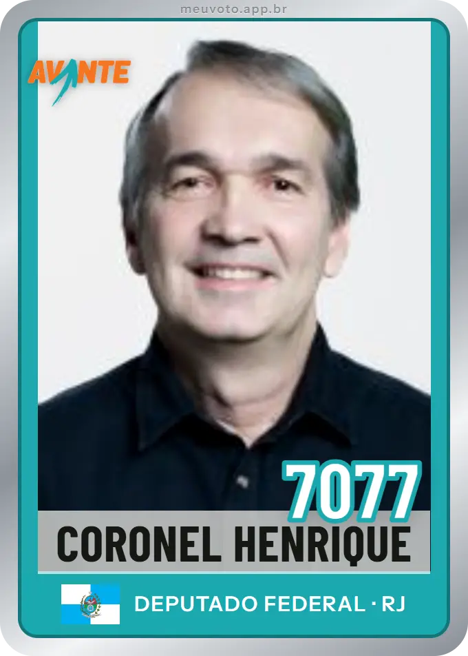 Carta de Coronel Henrique, número 7077, Avante