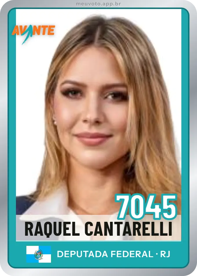Carta de Raquel Cantarelli, número 7045, Avante