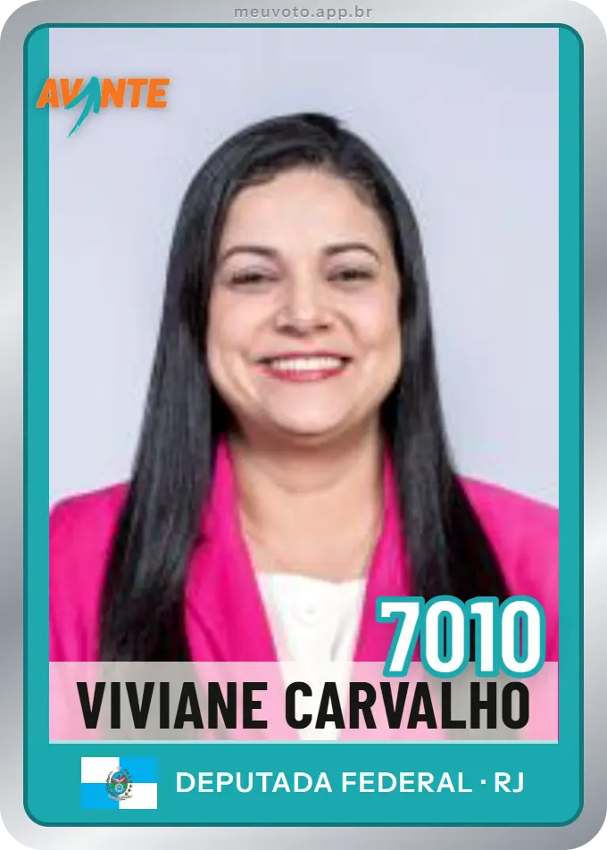 Carta de Viviane Carvalho, número 7010, Avante