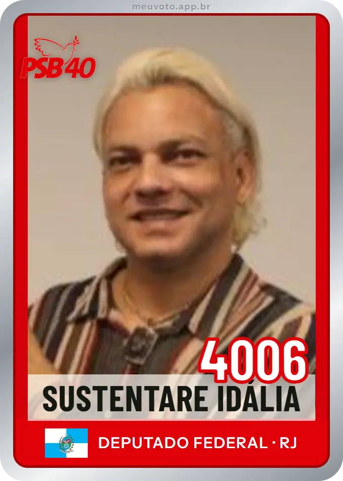 Carta de Sustentare Idália, número 4006, PSB