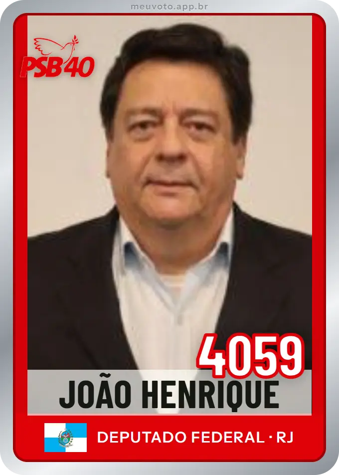 Carta de João Henrique, número 4059, PSB