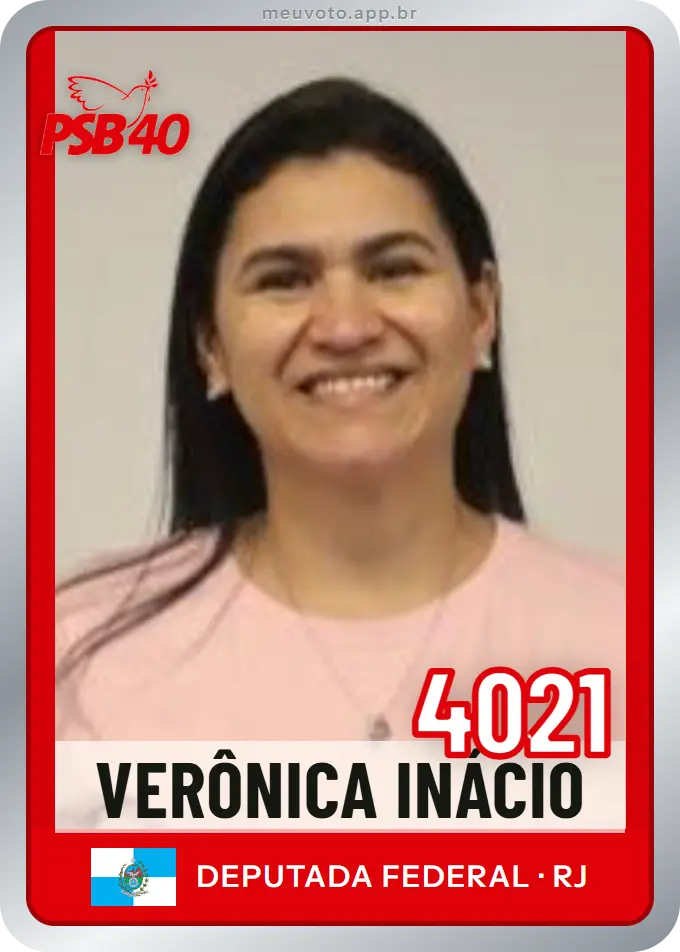 Carta de Verônica Inácio, número 4021, PSB
