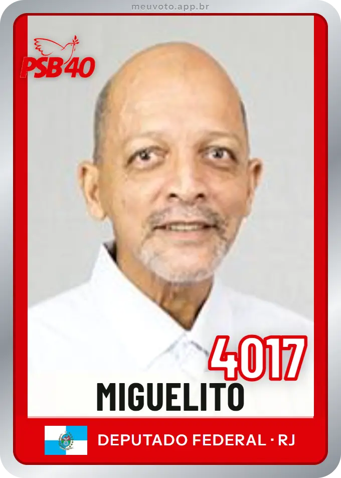 Carta de Miguelito, número 4017, PSB
