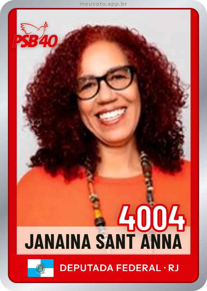 Carta de Janaina Sant Anna, número 4004, PSB