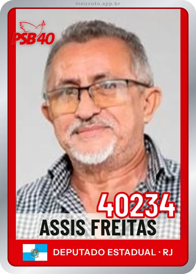 Carta de Assis Freitas, número 40234, PSB
