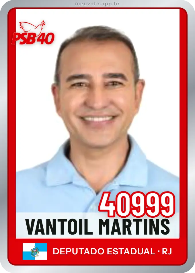 Carta de Vantoil Martins, número 40999, PSB