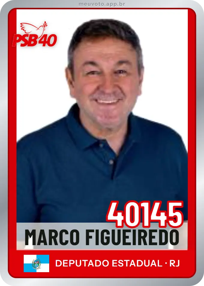 Carta de Marco Figueiredo, número 40145, PSB