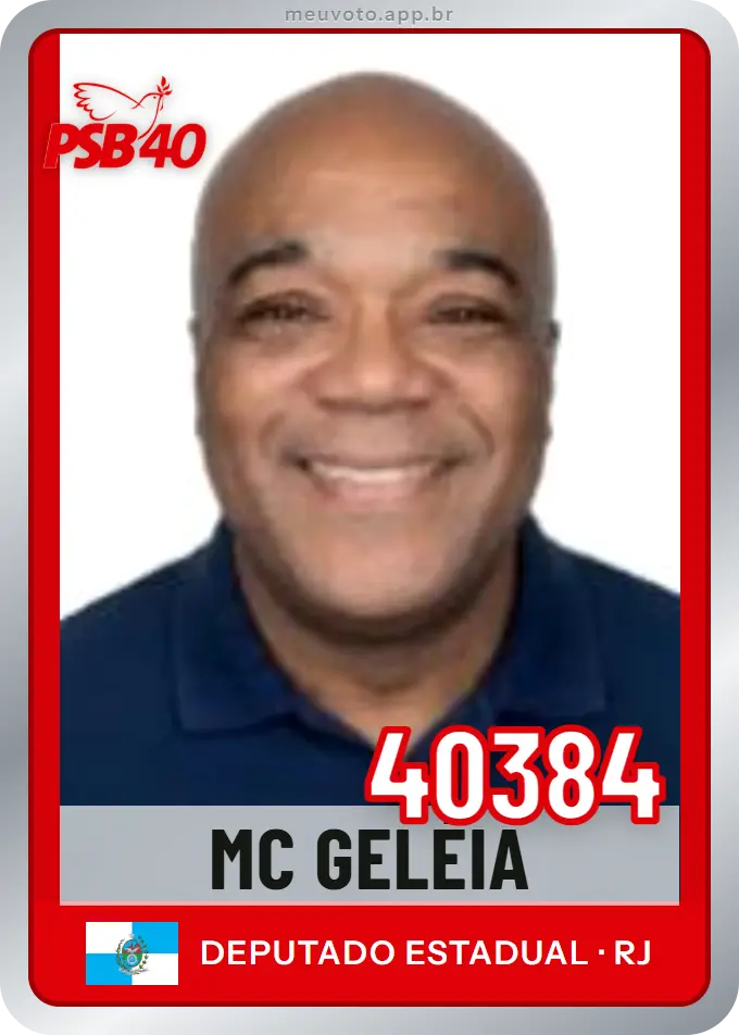 Carta de Mc Geléia, número 40384, PSB