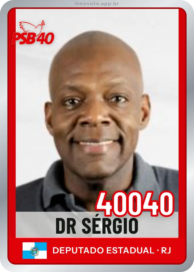 Carta de Dr Sérgio, número 40040, PSB