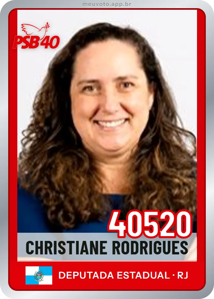 Carta de Christiane Rodrigues, número 40520, PSB