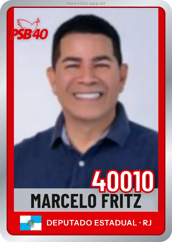 Carta de Marcelo Fritz, número 40010, PSB