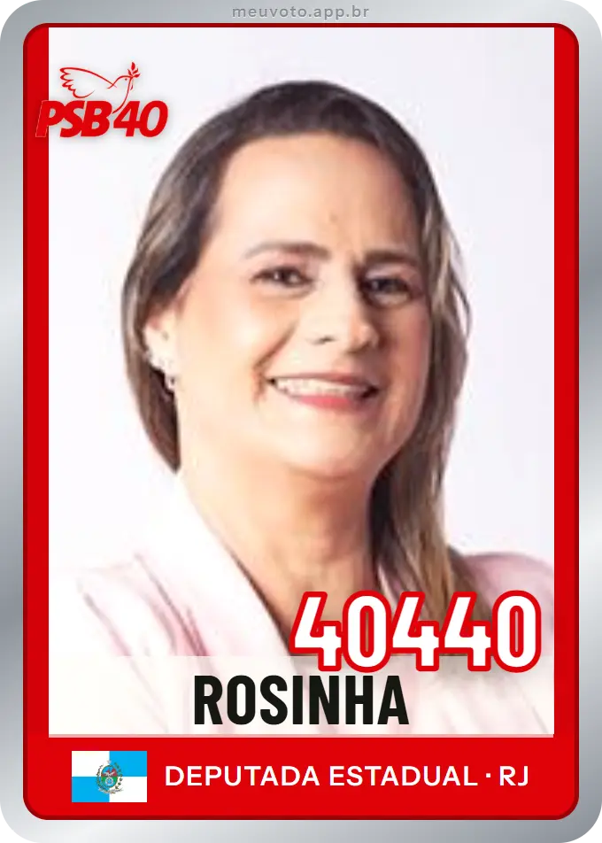 Carta de Rosinha, número 40440, PSB