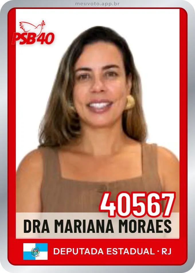 Carta de Dra Mariana Moraes, número 40567, PSB