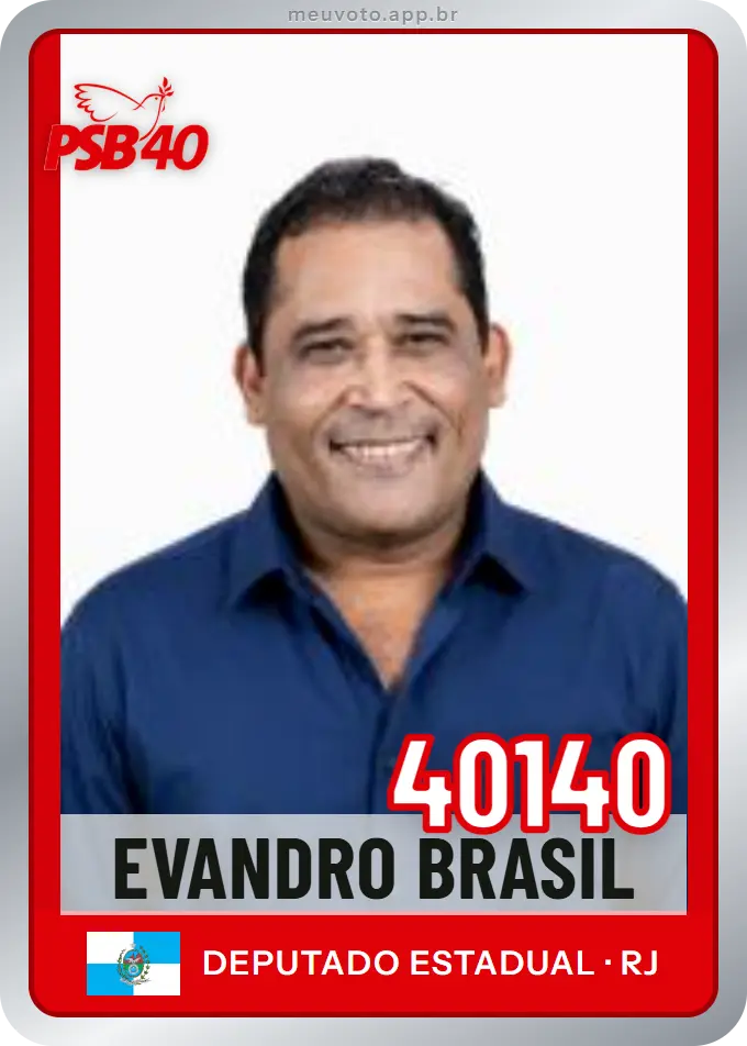 Carta de Evandro Brasil, número 40140, PSB