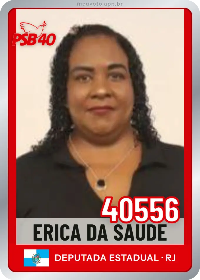 Carta de Erica da Saúde, número 40556, PSB