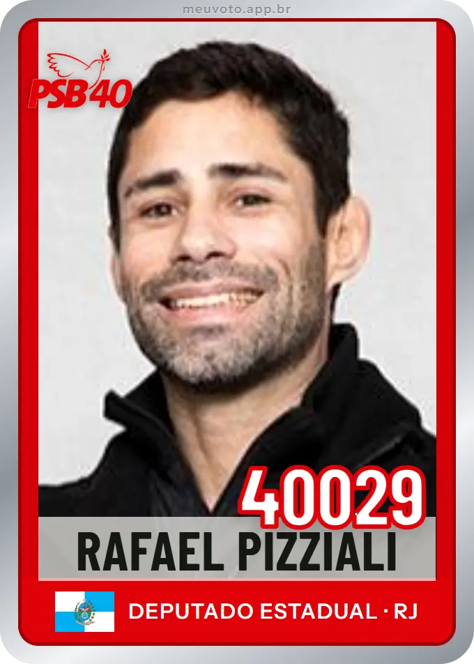 Carta de Rafael Pizziali, número 40029, PSB