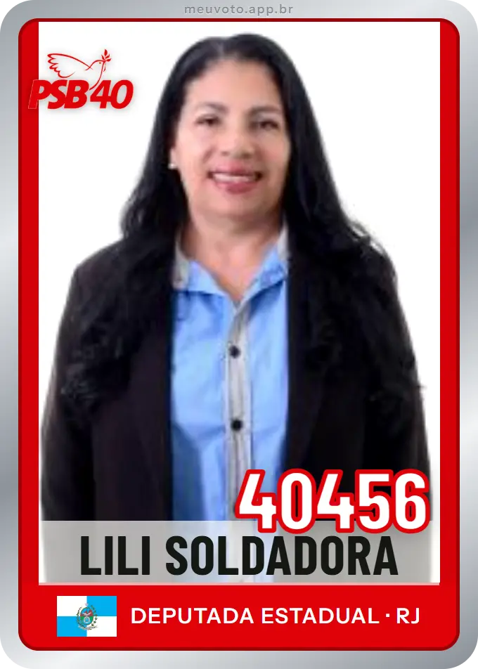 Carta de Lili Soldadora, número 40456, PSB