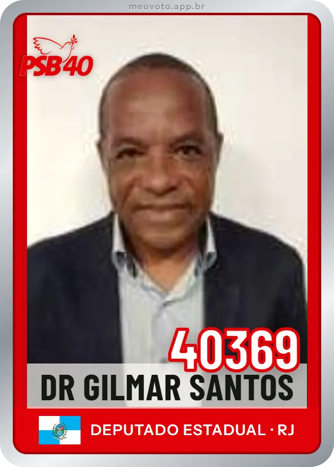 Carta de Dr Gilmar Santos, número 40369, PSB