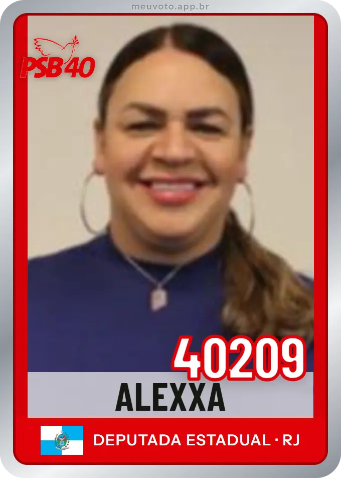 Carta de Alexxa, número 40209, PSB