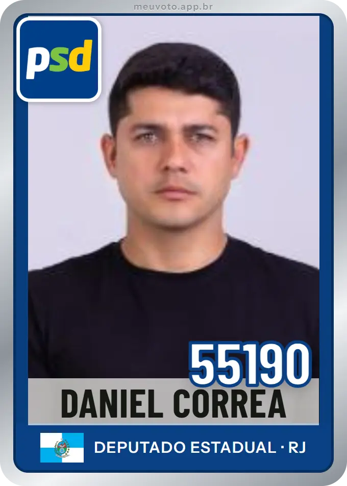 Carta de Daniel Correa, número 55190, PSD
