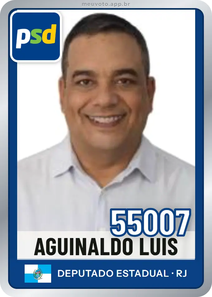 Carta de Aguinaldo Luis, número 55007, PSD
