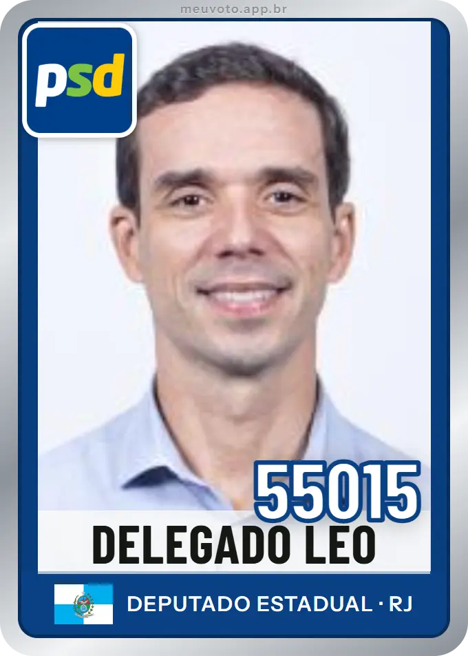 Carta de Delegado Léo, número 55015, PSD