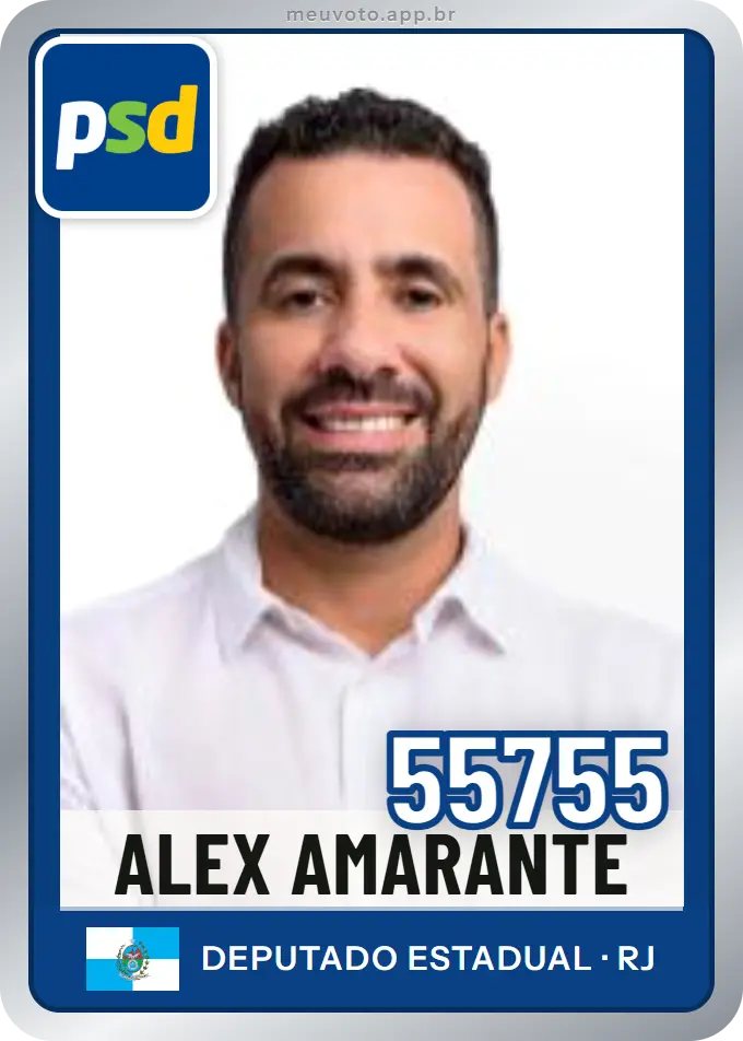 Carta de Alex Amarante, número 55755, PSD