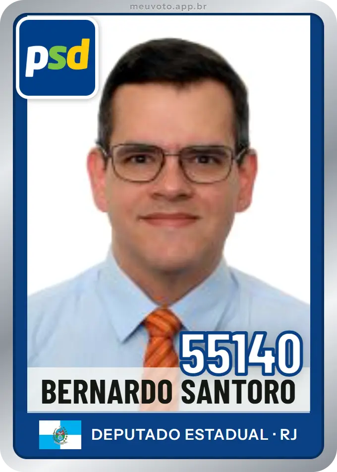Carta de Bernardo Santoro, número 55140, PSD