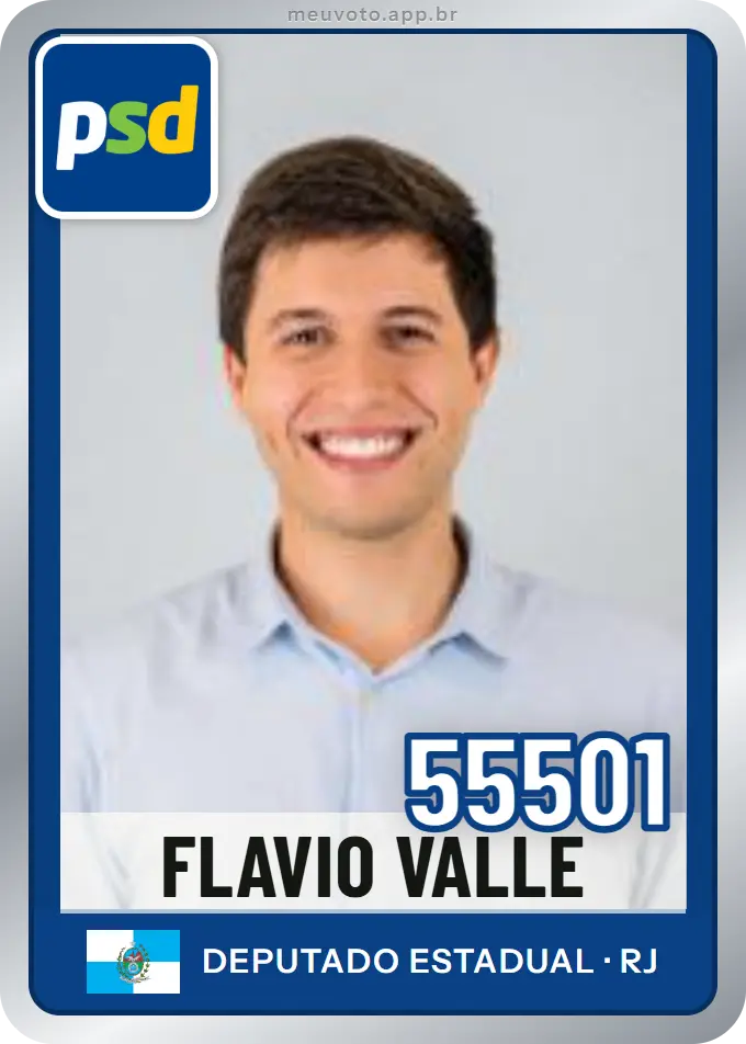 Carta de Flavio Valle, número 55501, PSD