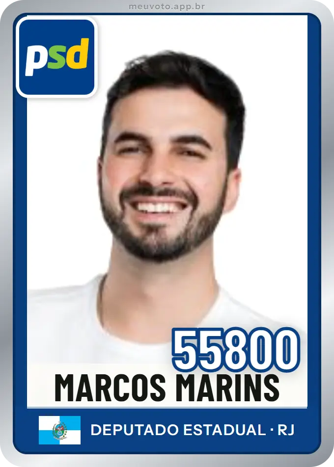 Carta de Marcos Marins, número 55800, PSD