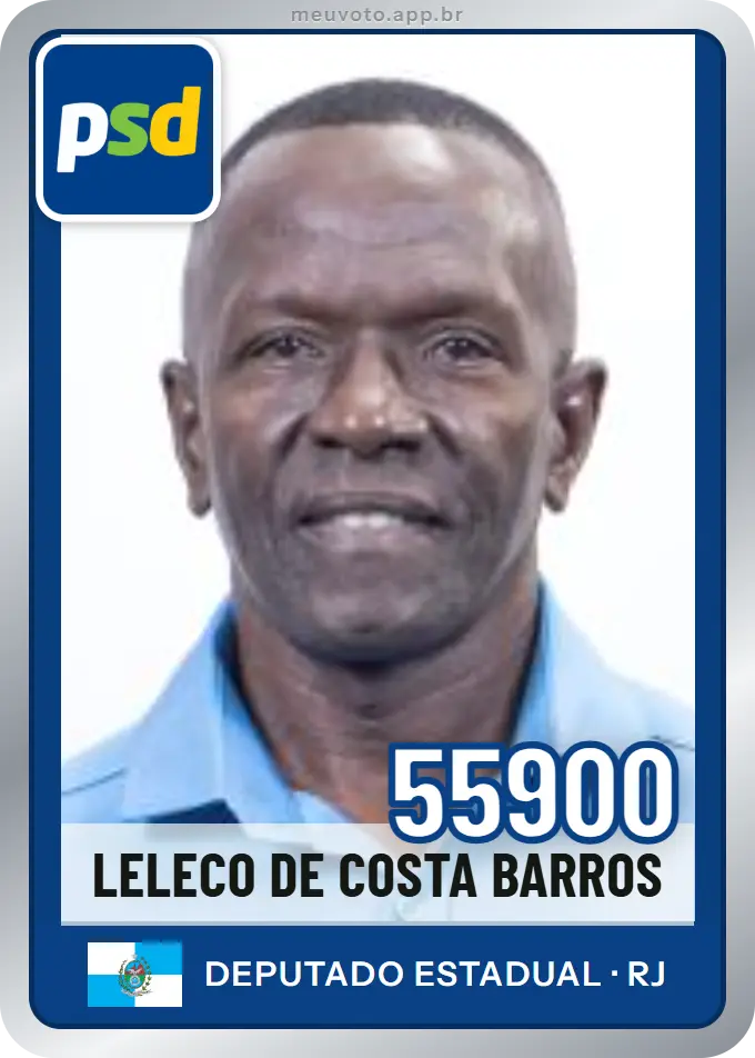 Carta de Leleco de Costa Barros, número 55900, PSD