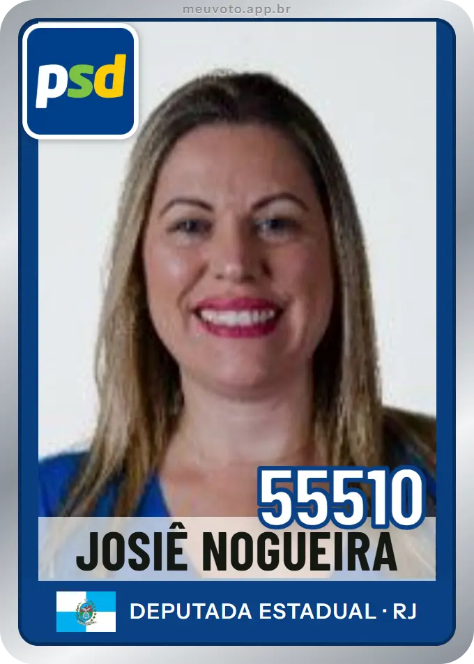 Carta de Josiê Nogueira, número 55510, PSD