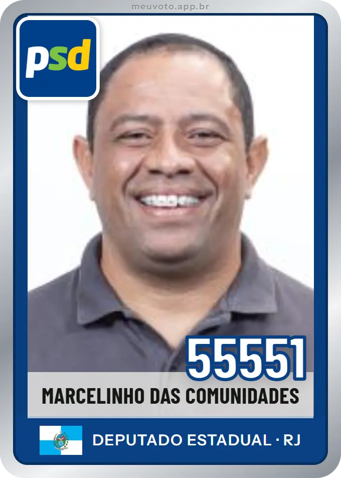 Carta de Marcelinho das Comunidades, número 55551, PSD