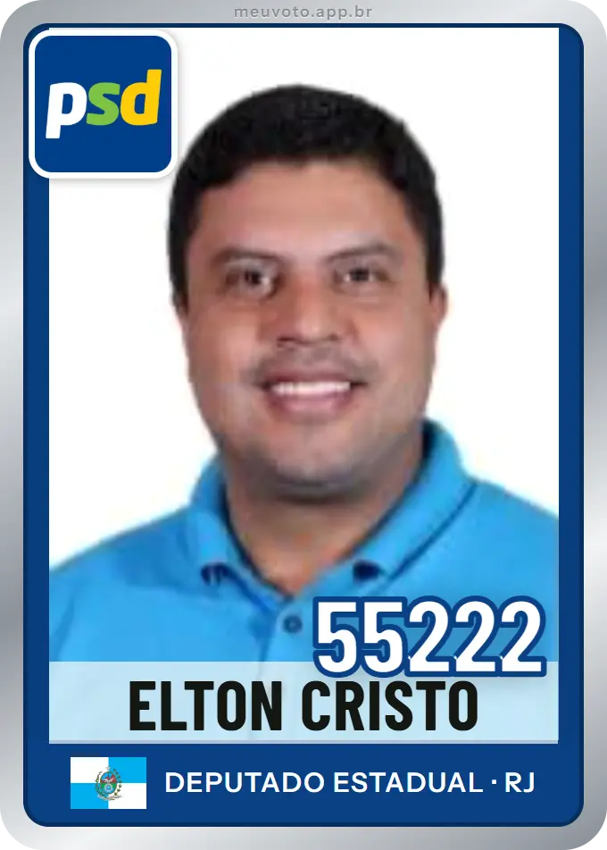 Carta de Elton Cristo, número 55222, PSD