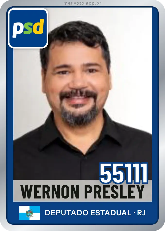 Carta de Wernon Presley, número 55111, PSD