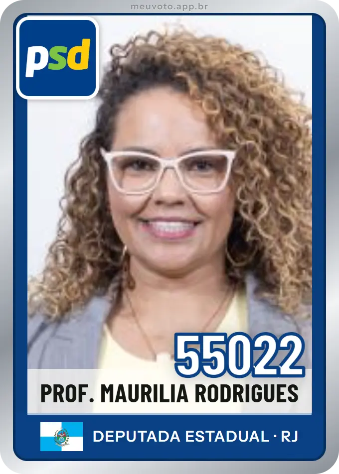 Carta de Prof. Maurilia Rodrigues, número 55022, PSD