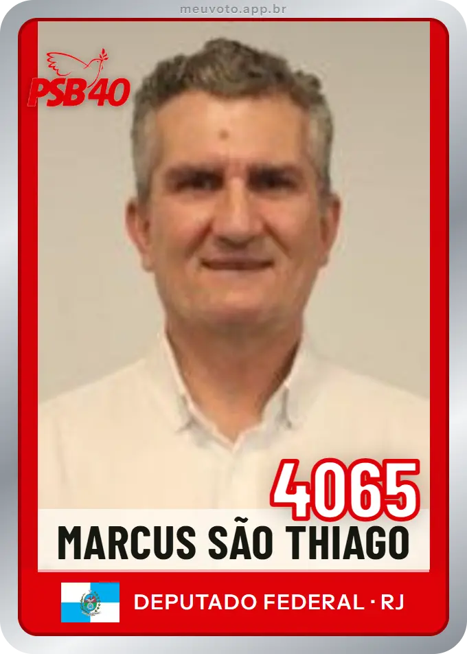 Carta de Marcus São Thiago, número 4065, PSB