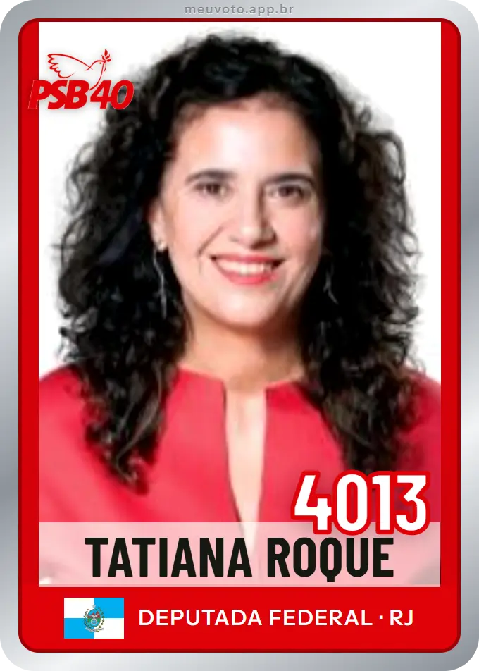 Carta de Tatiana Roque, número 4013, PSB